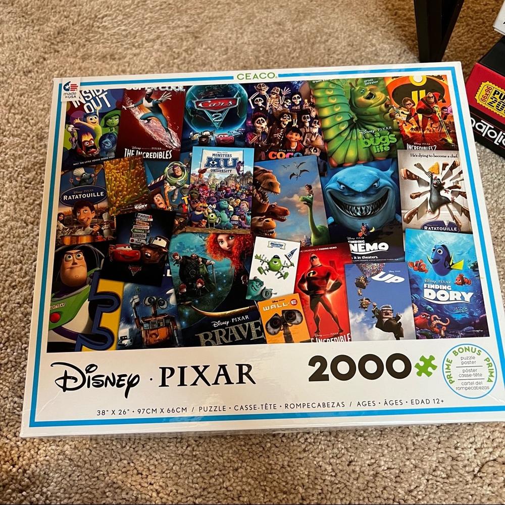 2000 Piece Pixar Puzzle